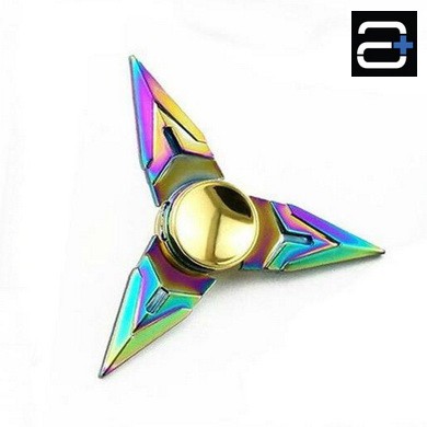 Spinner Rainbow Shuriken Naruto Figet Spnner Metallic