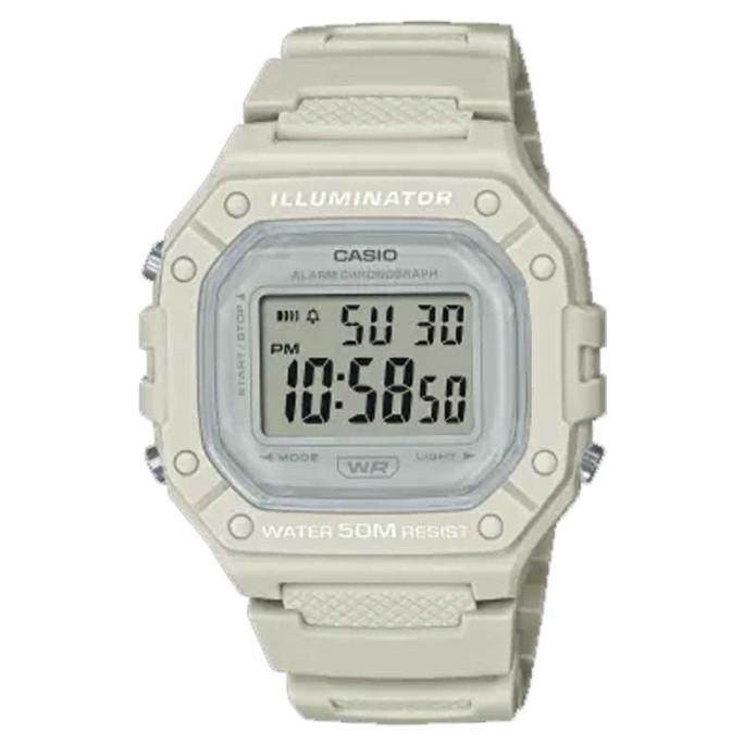 CASIO ORIGINAL W-218HC-8A W 218HC 8A 218 HC W218 JAMTANGAN PRIA WANITA