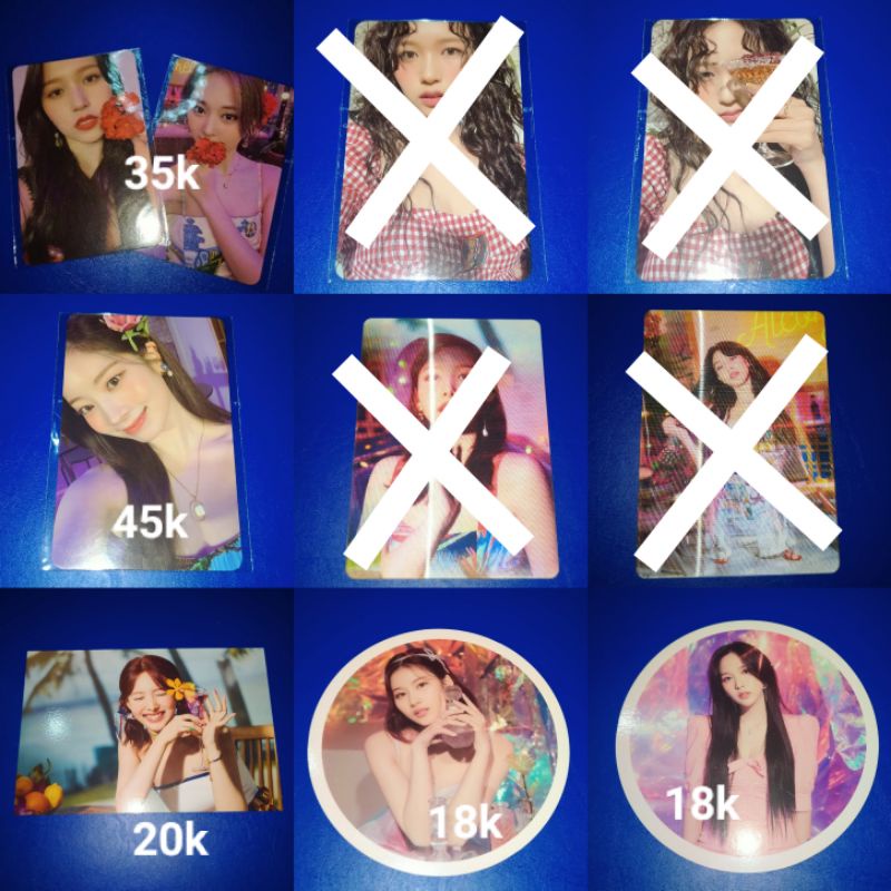 Photocard/postcard/lenti official TWICE Tzuyu Mina Dahyun Nayeon Jihyo Sana Chaeyoung Taste Of Love