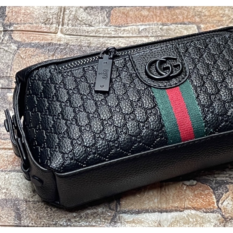 Tas Handbag Clutch Tangan Gucci Kulit Tas Cosmatic slod Card premium leather quality