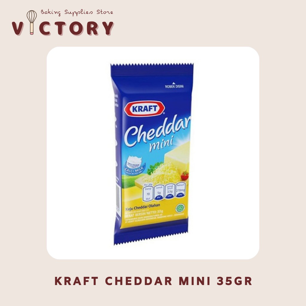 

KRAFT Cheddar MINI 30gr - Keju Cheddar