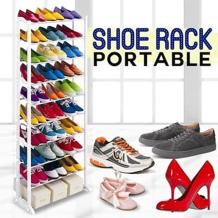 Shoes Rack Portable The Amazing Shoes Rack Shoe Organizer Shopee Indonesia