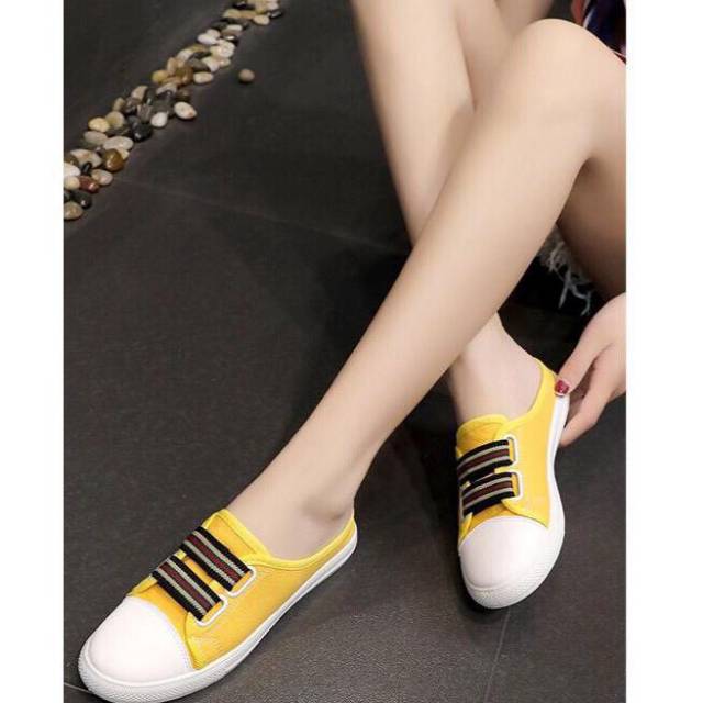 SEPATU WANITA IMPOR SLOP FASHION C66