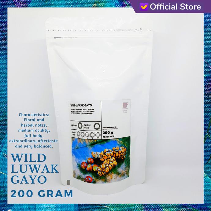 

[COD] KOPI ARABIKA GAYO LUWAK 200 GRAM BIJI DAN BUBUK [COD]