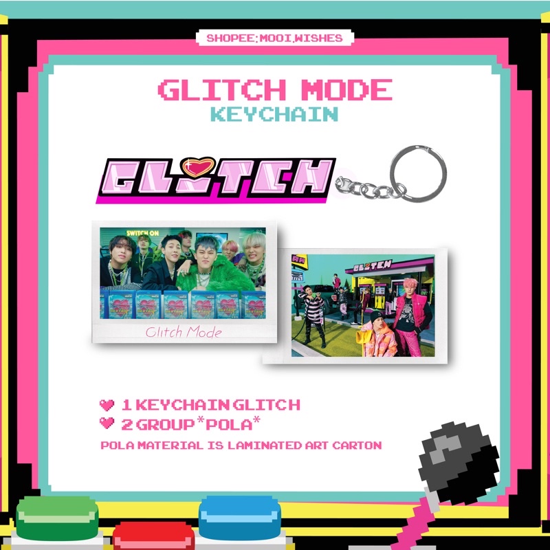 [LAST STOCK] Glitch Mode Keychain Gantungan NCT Dream by jankisyu