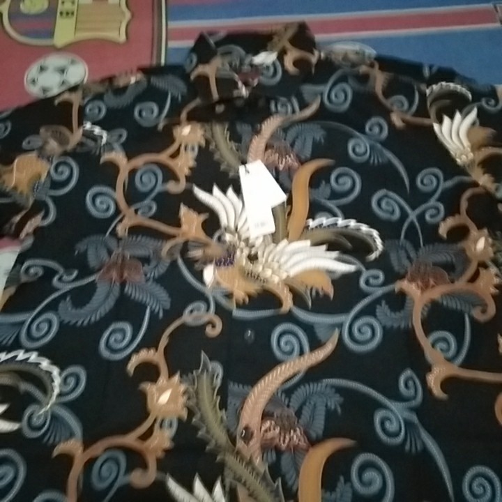 Kemeja Batik Pria Slim Fit Hem Batik Pria Slimfit Luigibatani Elegan Cbs679