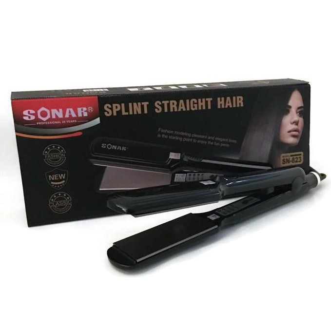 Catok Catokan rambut Lurus Sonar Splint Straight Hair SN 823