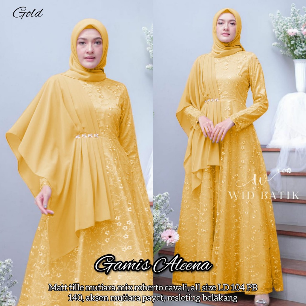 [Model Baru] Gamis Maxi Ceruty/ S-M,L,XL,XXL, XXXL / Brokat Premium/ Seragam/ Kondangan Brokat Gamis