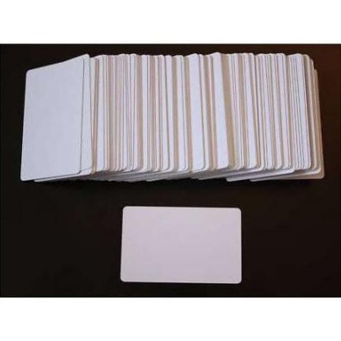 SUN PVC ID Card 0,76 White uk 8.6 x 5.4 cm (Kertas PVC INSTANT)   Name tag| Card