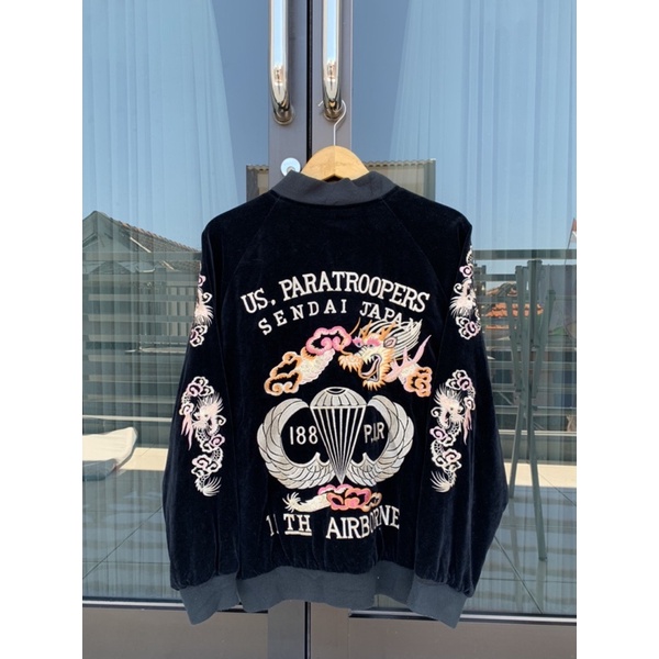 Sukajan velvet second vintage paratroopers