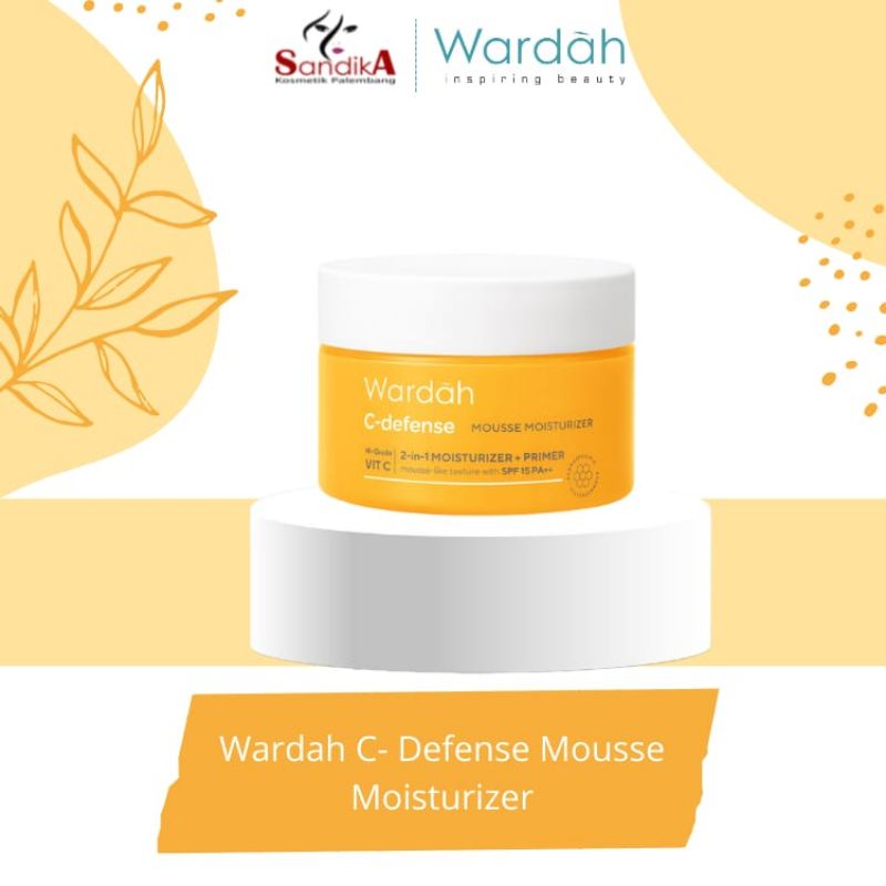 Wardah C Defense Mousse Moisturizer 30g