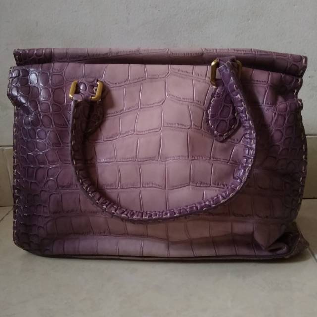 100% ORIGINAL || Tas Tangan FENDI OLD PURPLE VINTAGE