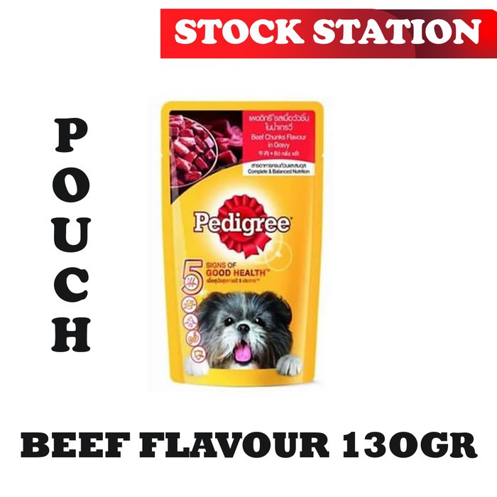 Pedigree Pouch Beef 130gr