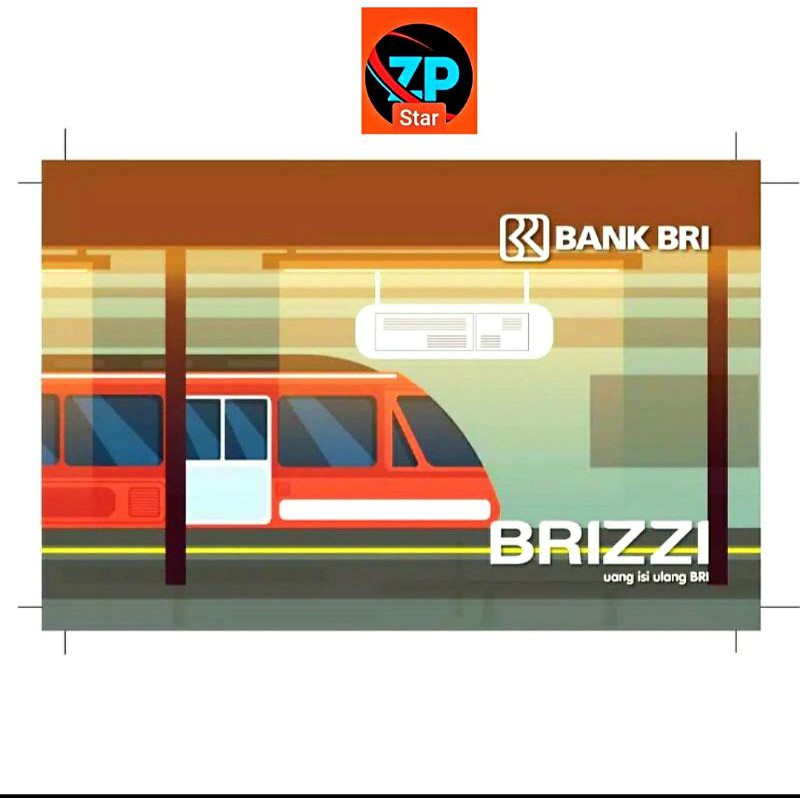 Brizzi BRI Emoney Card Kartu Brizzi BRI  E-Toll Kartu Elektronik Kartu Bayar Gerbang Tol