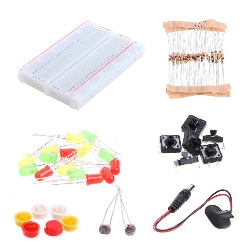 Zzz Starter Kit R3 Mini Breadboard LED Jumper Tombol Kawat