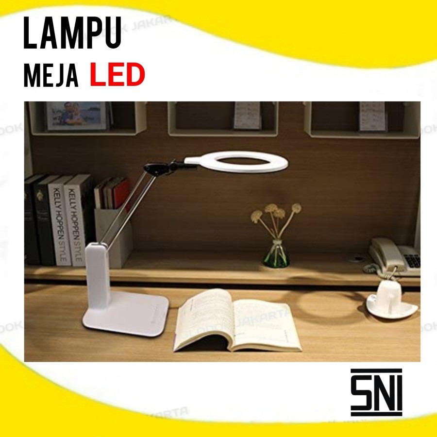 LED Lampu Meja Belajar Kerja Baca Flexible Desk Lamp