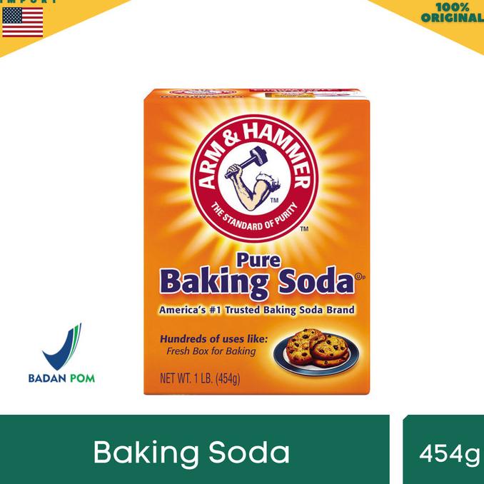 

BAKING SODA MERK Arm & Hammer Baking Soda 454GR TERLARIS TERPERCAYA ORIGINAL