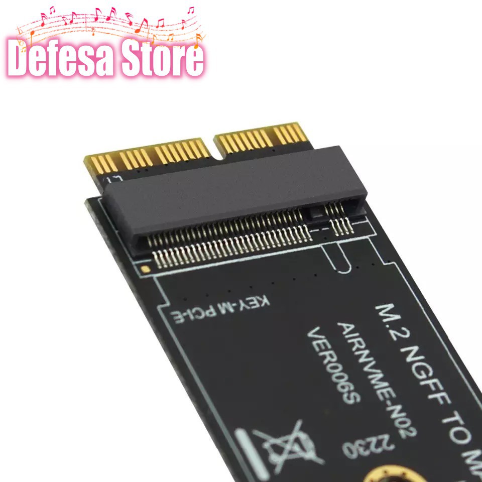 Converter SSD Adapter Card for MacBook Air &amp; Pro M key M.2 PCIe AHCI SSD