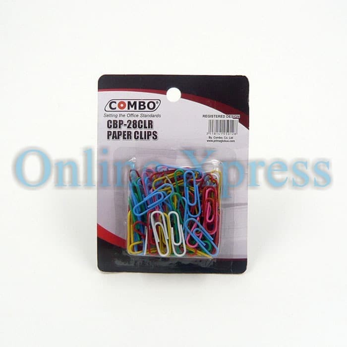 

Penjepit Kertas Warna / Paper Clip Kecil / Klip Kecil / Trigonal Paper Clip No 3 bister Colour Combo