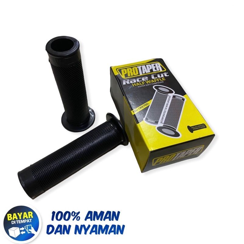 HANDGRIP PROTAPER BULU PLUS JALU STANG NINJA FULL BESI CROME GRIP PROTAPER VARIASI HANDGRIP KARET GRIP