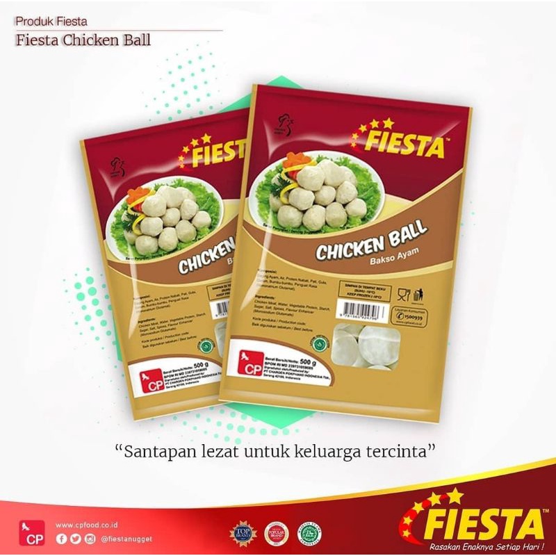 Fiesta Bakso Ayam 500gr | Premium