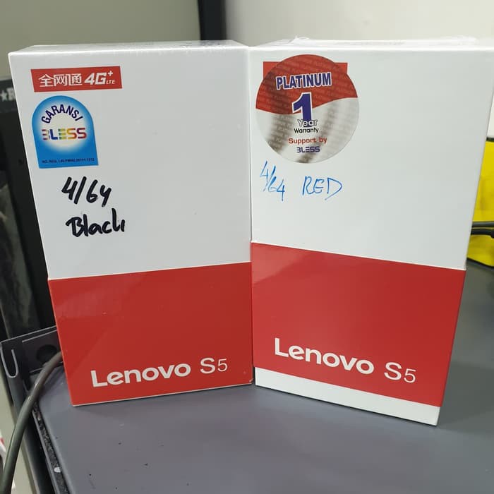 Lenovo S5 4GB 64GB Black Garansi Distributor