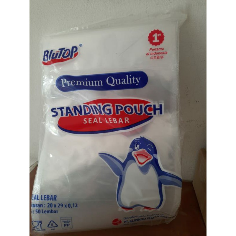 Standing pouch 20x29 / standing pouch blutop 20x29
