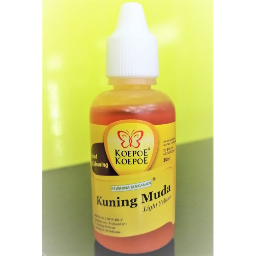 

Koepoe Pewarna Makanan Kuning Muda 30ml