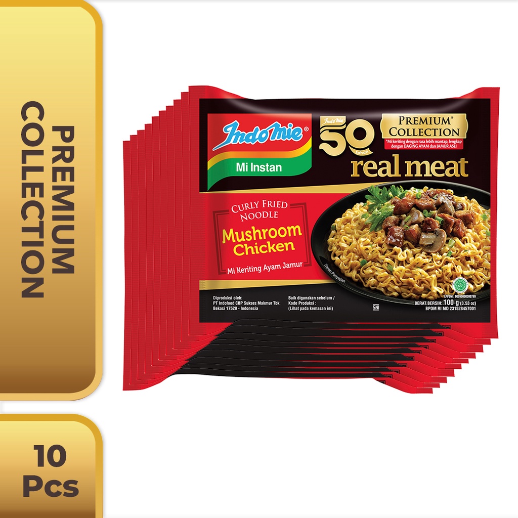 

10 Pcs - Indomie Real Meat Ayam Jamur
