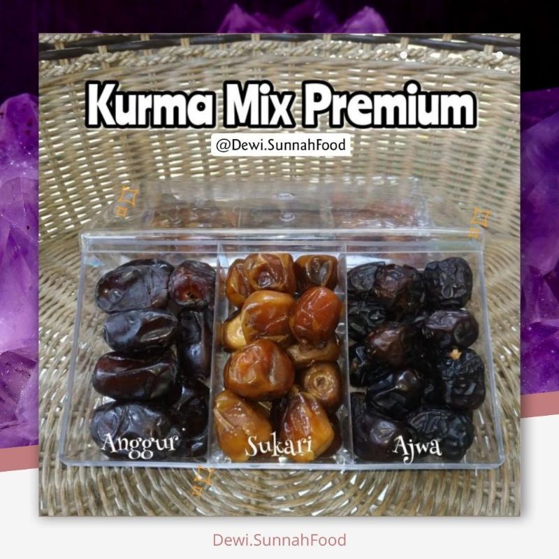 

KURMA MIX 500 GRAM | SUKARI | AJWA | ANGGUR | TUNISIA | KHALAS