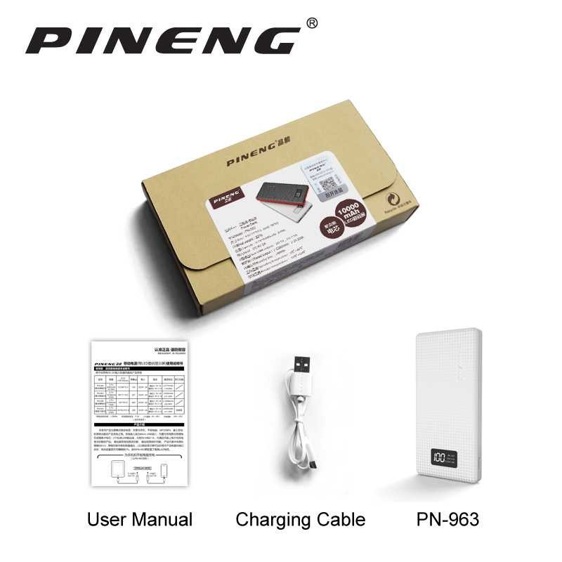 PINENG Power Bank 2 Port 10000mAh - PN-963