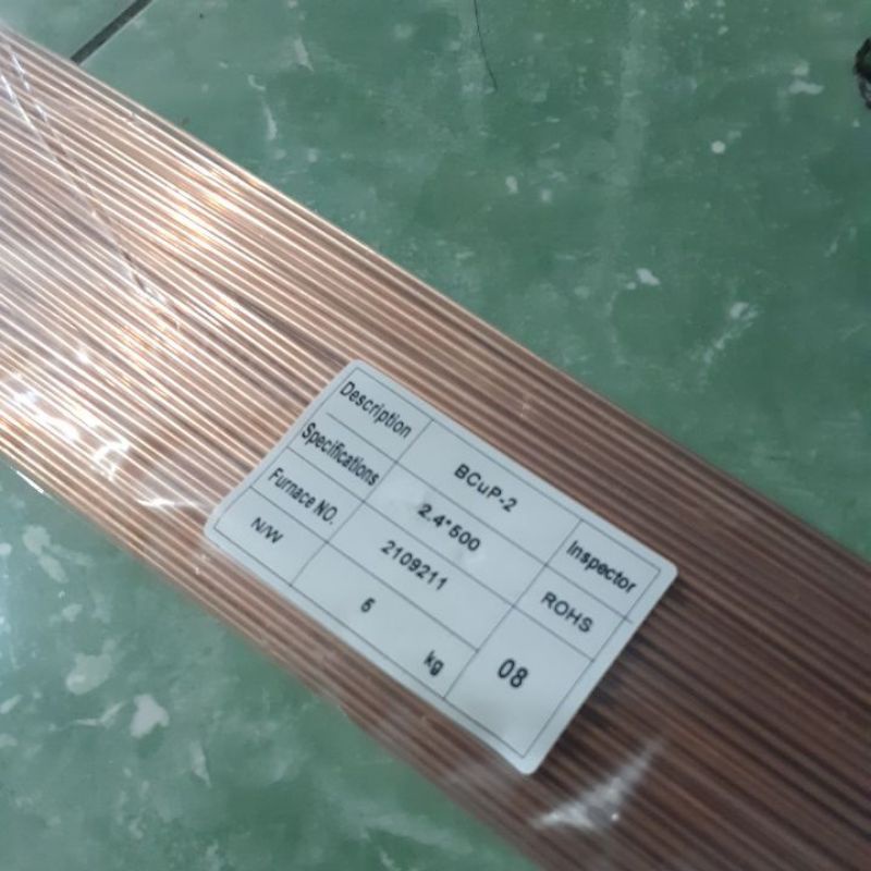 Kawat Las Perak Tembaga Bulat Panjang 500 mm Berkualitas