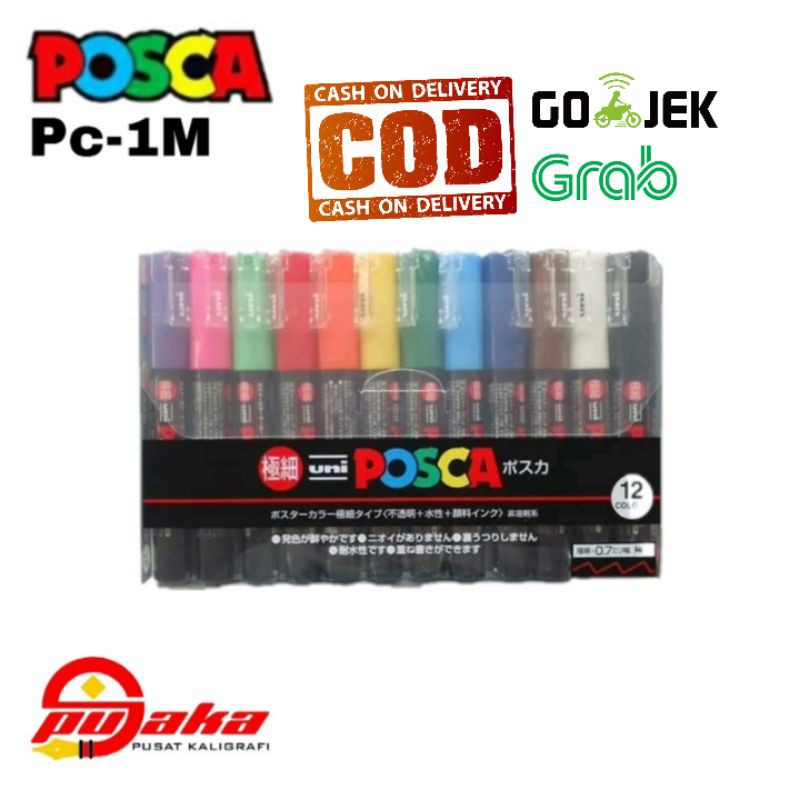 

Uni Posca Pc-1M Set 12 Warna