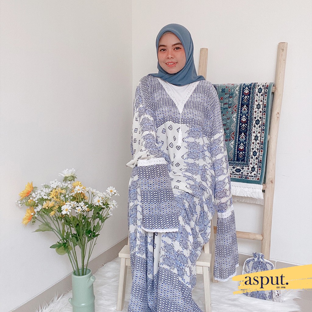 ASPUT - Kimi Mukena Abaya Motif