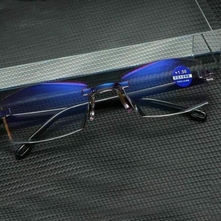 Sudah READY.. Kacamata Baca Blueray ukuran +100 +150 + 175 + 200 + 250 + 300 | Kacamata Plus Baca bl