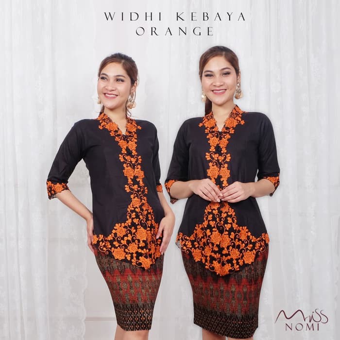 NEW FB WIDHI KEBAYA WANITA ENCIM FORMAL / KEBAYA KATUN MURAH / KEBAYA HITAM