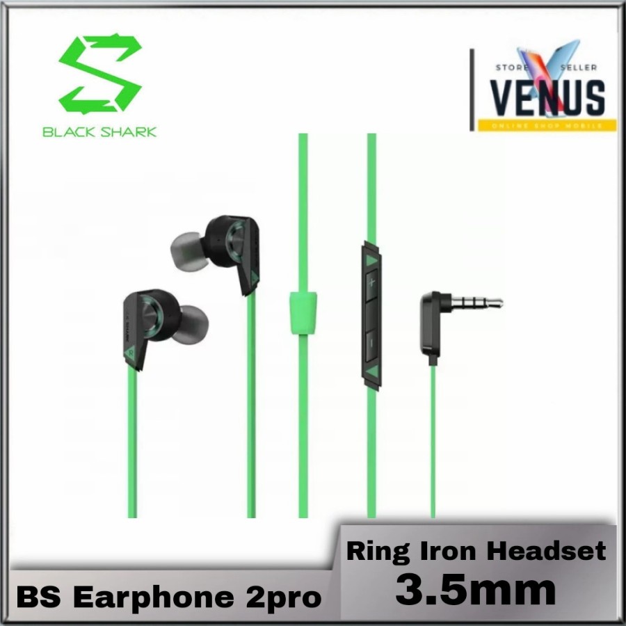 BLACK SHARK 3.5MM GAMING HEADSETS RING IRON EDITION - Earphone 2 Pro