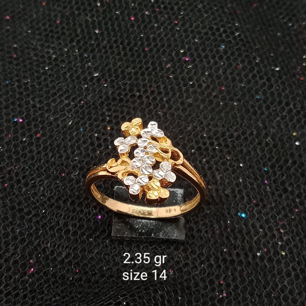 Cincin Emas 17K - 2.35 gr Kadar 750 - CMS200000022