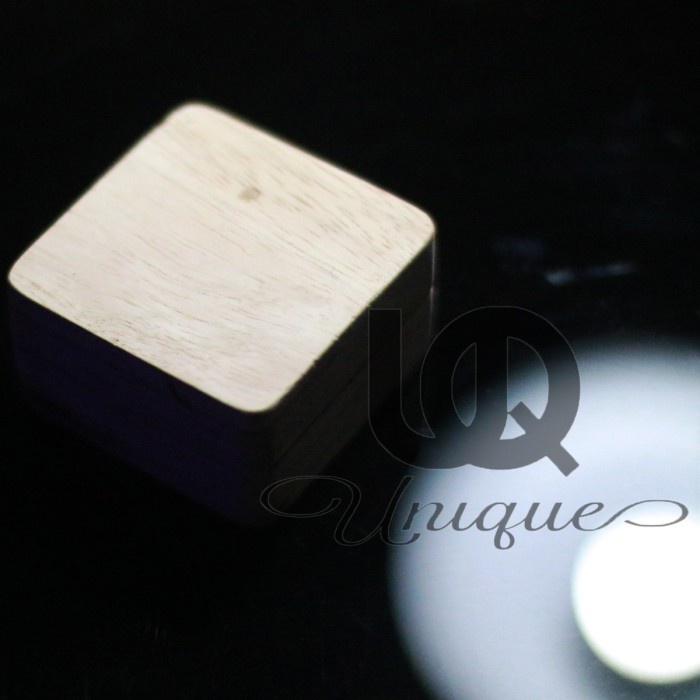 Wooden Ring Box - Jewelry Kotak Cincin Anting Kayu dengan Magnet