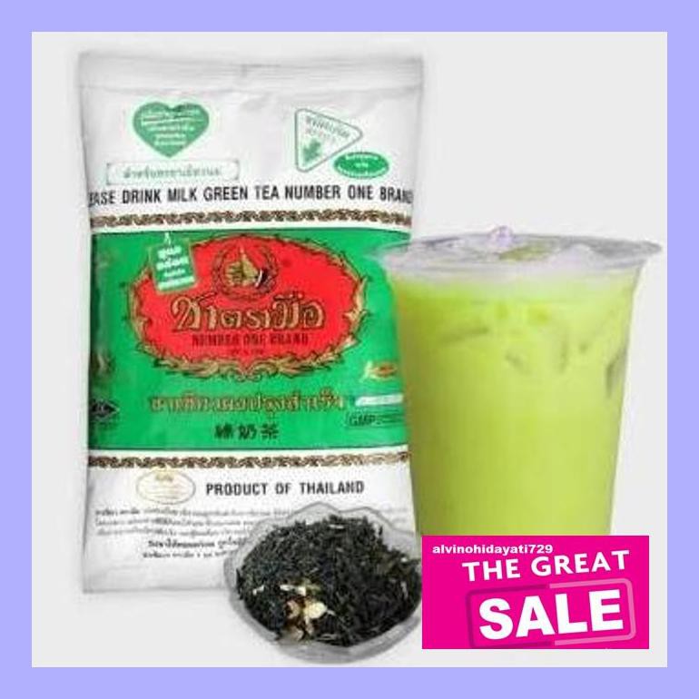 

A50Teh0 Thai Tea Greentea Thailand 200Gram / Thaitea Greentea 200Gr Number One Te40Hs0