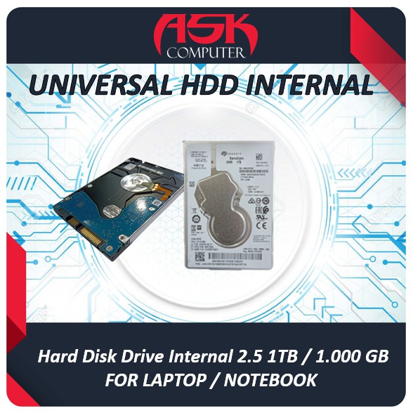 UPGRADE HDD INTERNAL 2.5 1TB FOR LAPTOP / UNIVERSAL HARD DISK DRIVE 2.5 1TB / HDD INTERNAL 1TB 2.5