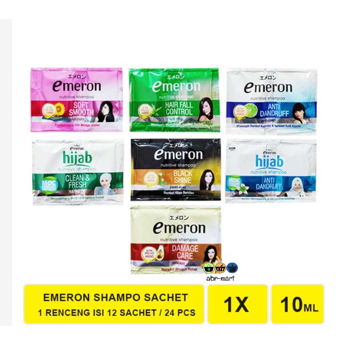 Emeron Shampo 1 Renceng isi 12 SACHET / 24 PCS