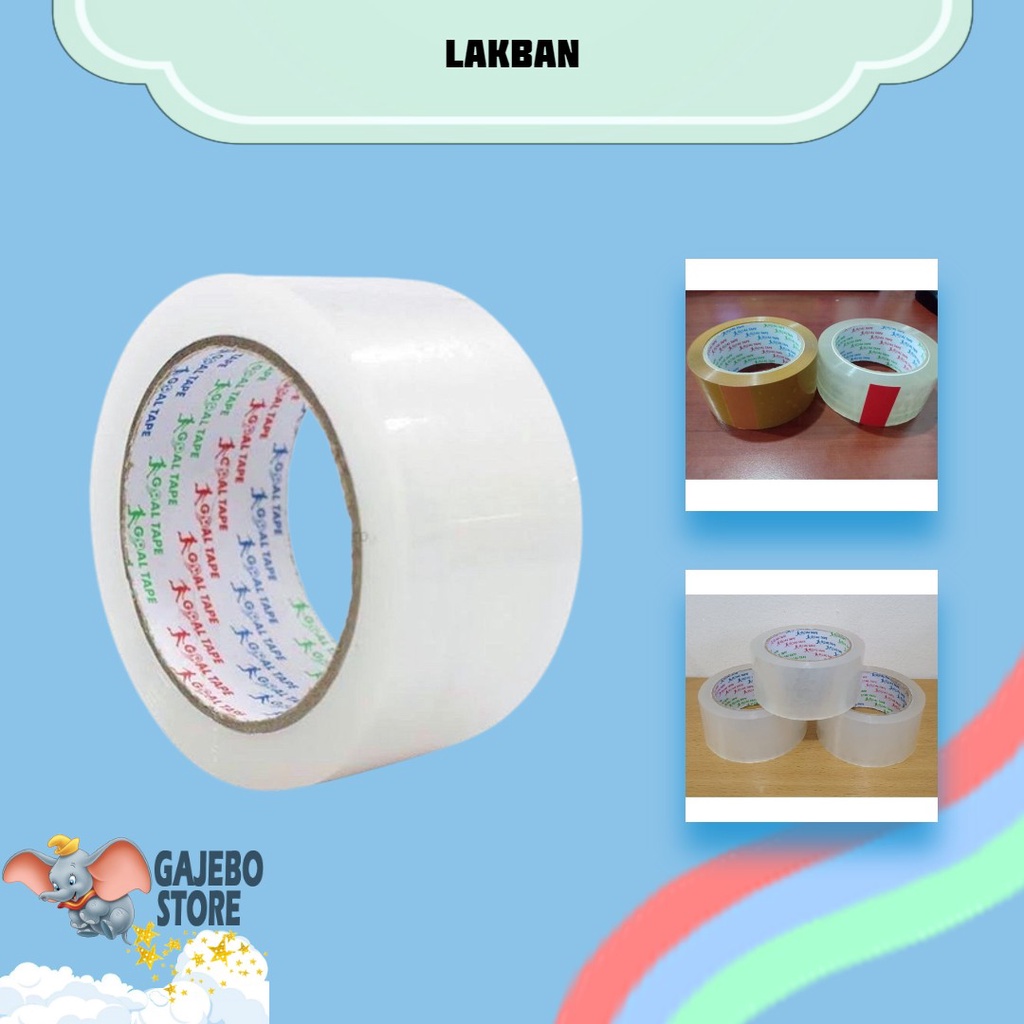 

LAKBAN 2 INCHI 90 YARD BENING DAN COKLAT KUALITAS TERBAIK ORIGINAL PABRIK