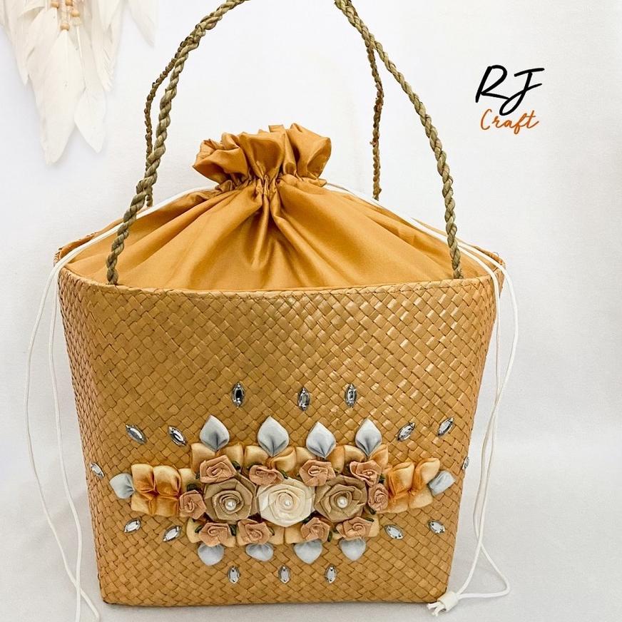 

Trend - RJ CRAFT - Tas Anyaman Pandan Goodie Bag Tas Keranjang Parcel Hampers Gift Parcel Pita .. .. .. ..