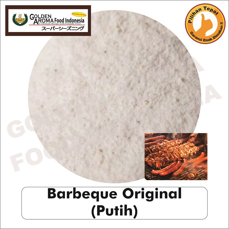 

Bumbu Tabur Serbaguna Murah Halal Rasa BBQ original putih 70 gr