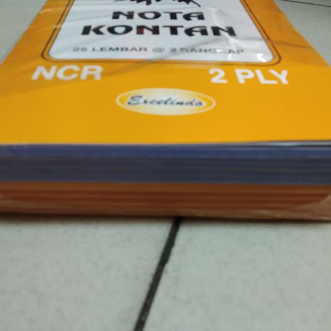 

PROMO Buku Nota Kontan 2 Ply 10 Buku 25 Lembar @2 Rangkap NCR Besar Termurah ZD426
