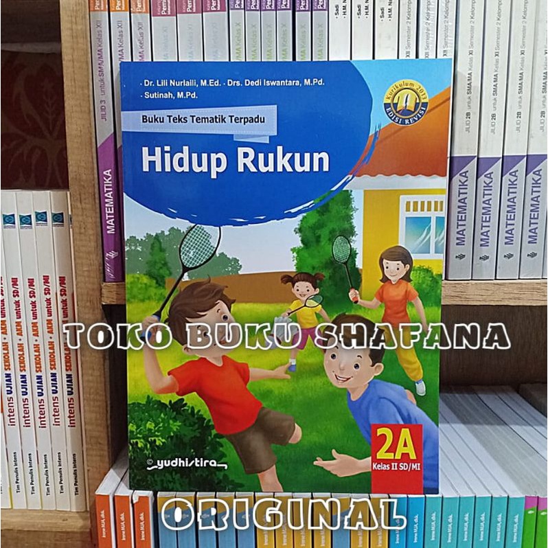 Paket 4 Buku Tematik Terpadu Yudhistira 2A 2B 2C 2D K13 Edisi Revisi Kelas 2 SD ORI