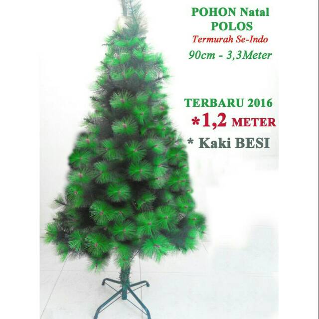 Pohon Natal Jarum 4 Feet 120 CM