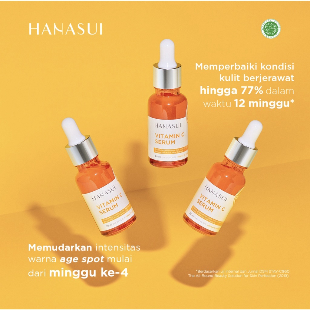 Hanasui Serum Vitamin C New Look &amp; Improved Formula 20ml BPOM