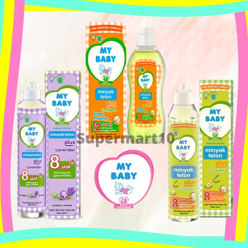 SALE MY Baby Minyak Telon 60 90 150ml / Minyak Telon My Baby 60ml 90ml 150ml / Minyak telon bayi / M